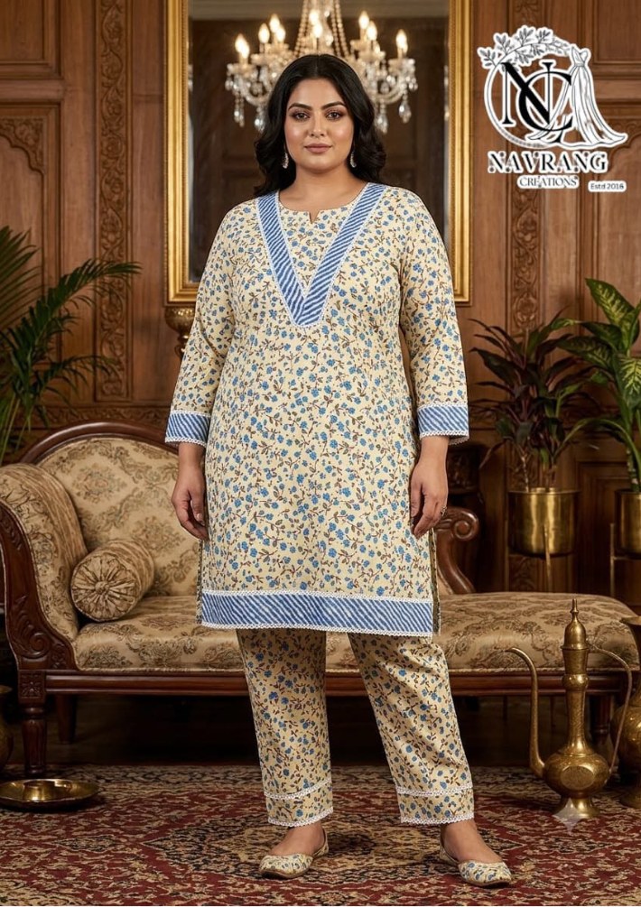 Pure Cotton Kurti with Pant