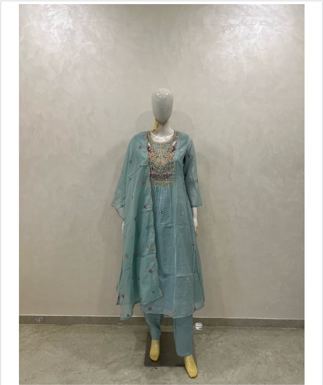 Premium Banarasi Chiffon Suit Set