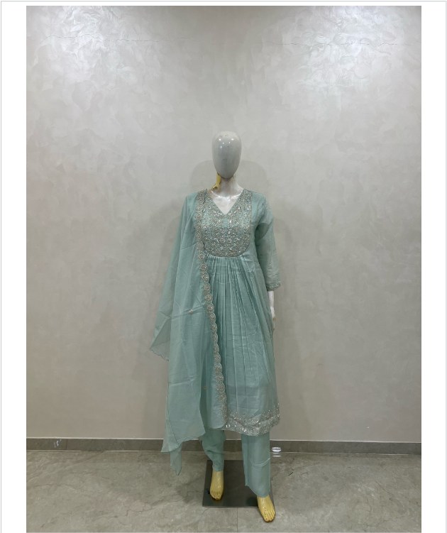 Premium Banarasi Chiffon Suit Set