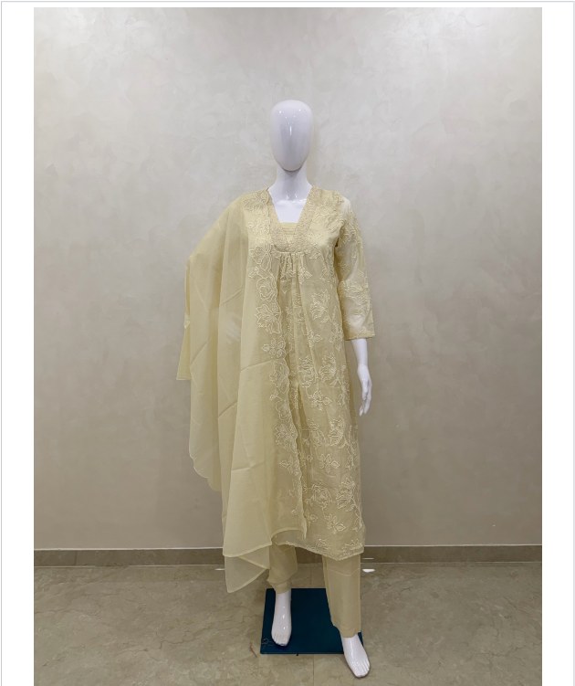 Premium Banarasi Chiffon Suit Set